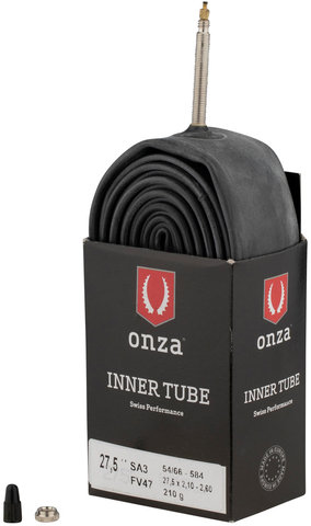 Onza SA3 Inner Tube for 27.5" - black/27.5 x 2.1-2.6 Presta 47 mm