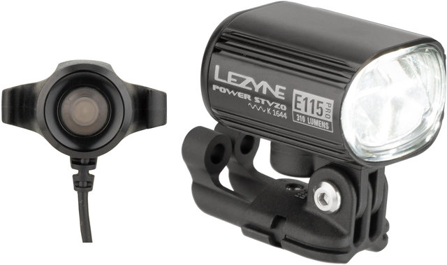 Lezyne Power Pro E115 Switch LED Front Light for E-Bikes - StVZO Approved - black/310 lumen
