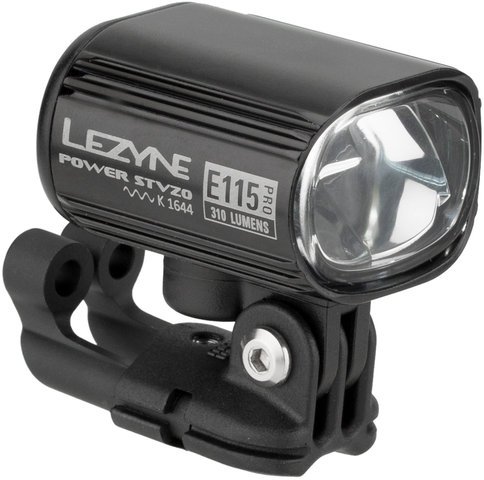 Lezyne Power Pro E115 Switch LED E-Bike Frontlicht mit StVZO-Zulassung - schwarz/310 Lumen