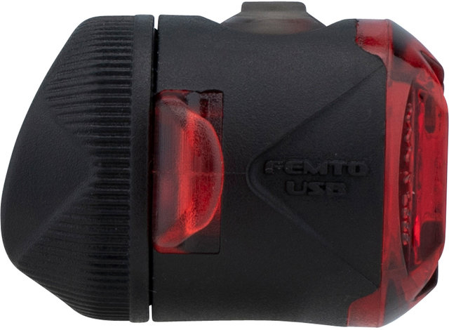 Lezyne Femto USB LED Rear Light - StVZO Approved - black/universal