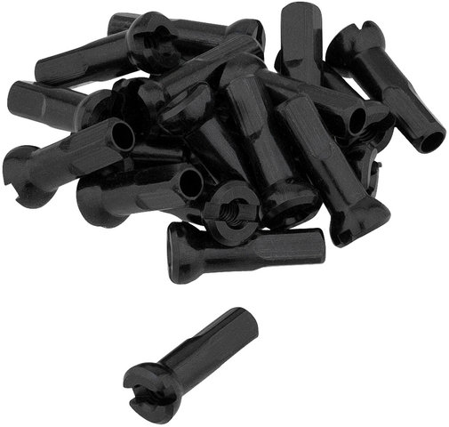 Sapim Polyax Aluminium Nipples - 20-Pack - black/14 mm