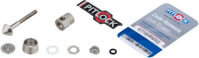 Pitlock Lock Set 12, Light - silver/33 mm