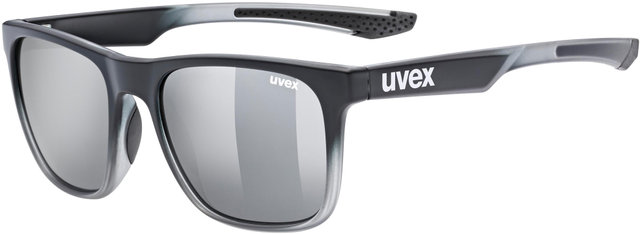 uvex Lunettes de Sport LGL 42 - black-transparent/mirror silver
