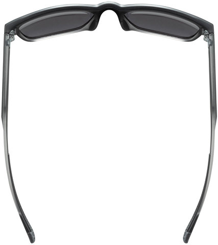 uvex LGL 42 Sportbrille - black-transparent/mirror silver