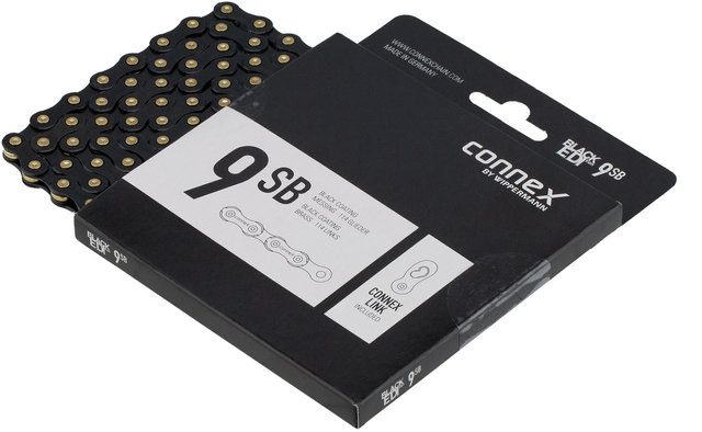 Connex 9SB Black Edition 9-fach Kette - schwarz-gold/9 fach