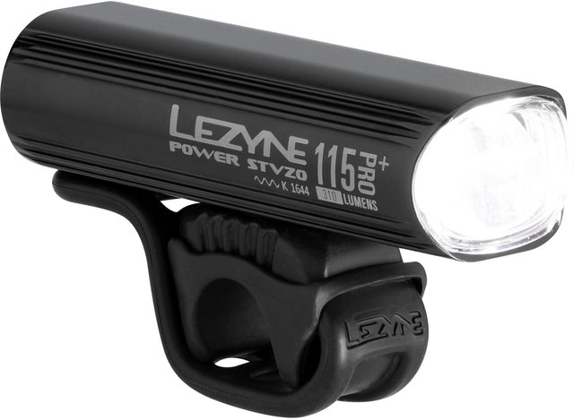 Lezyne Power Pro 115+ LED Frontlicht mit StVZO-Zulassung - schwarz/115 Lux