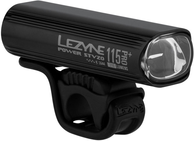 Lezyne Power Pro 115+ LED Frontlicht mit StVZO-Zulassung - schwarz/115 Lux