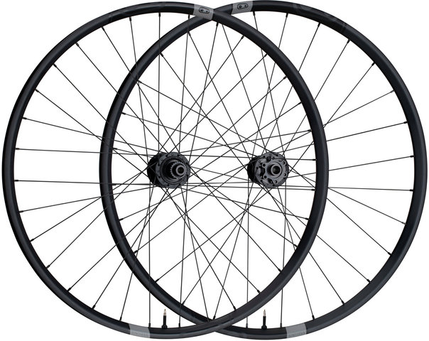 crankbrothers Synthesis E Industry Nine Alu Disc 6-bolt 29" Boost Wheelset - black/29" set (front 15x110 Boost + rear 12x148 Boost) Shimano Micro Spline