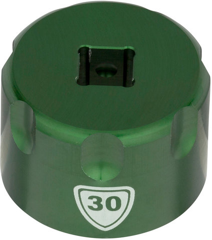 Abbey Bike Tools Suspension Top Cap Socket Attachment - green/30 mm