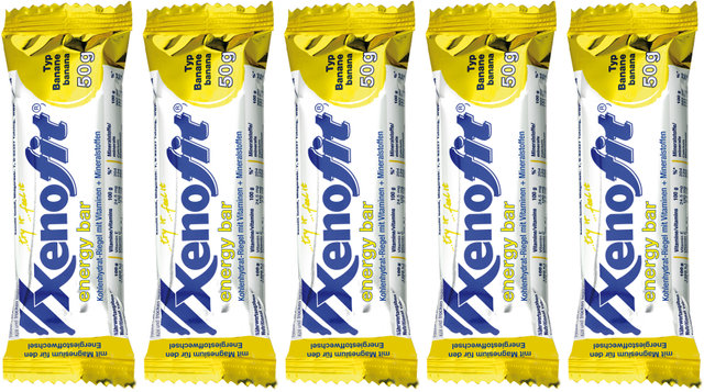 Xenofit energy bar - 5 pcs. - banana/250 g