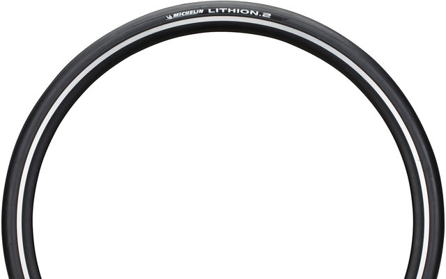 Michelin Lithion 2 28" Faltreifen - schwarz-dunkelgrau/25-622 (700x25C)