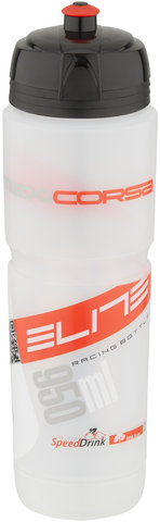 Elite Bidón Maxi Corsa 950 ml - rojo-transparente/950 ml