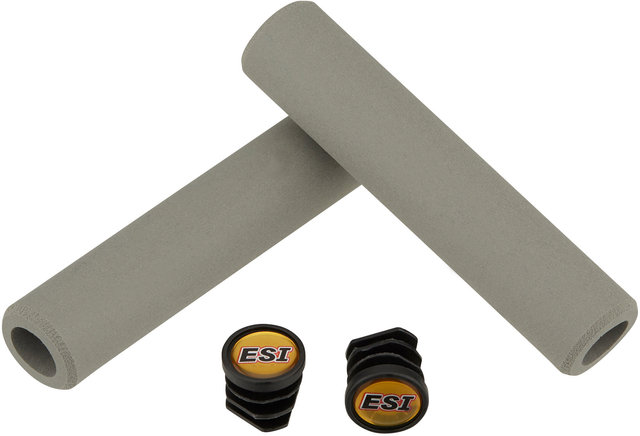 ESI Racers Edge Silicone Handlebar Grips - gray/130 mm