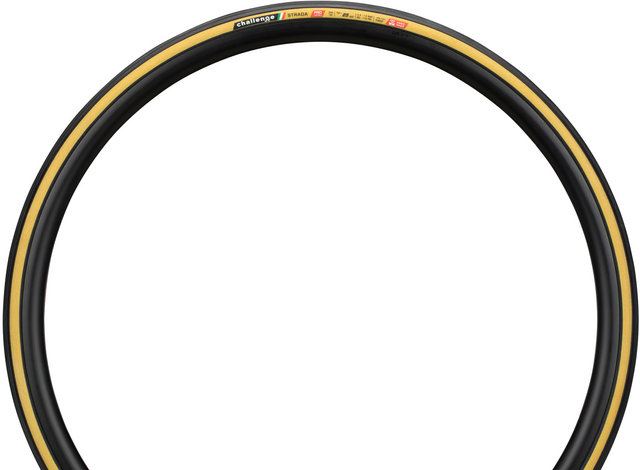 Challenge Strada Pro 28" Folding Tyre - black-brown/25-622 (700x25c)