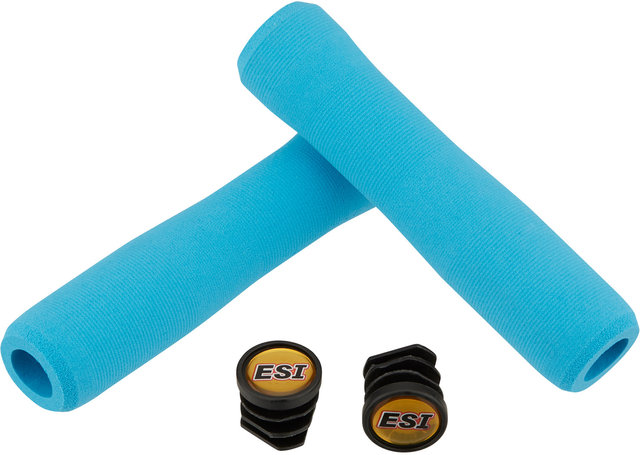ESI FIT XC Silicone Handlebar Grips - aqua/130 mm