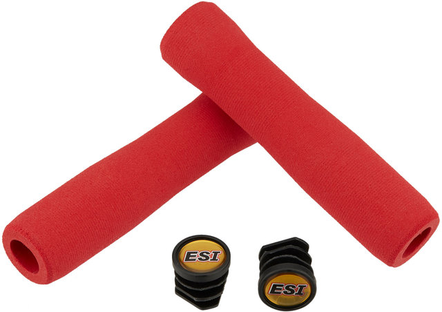 ESI FIT XC Silicone Handlebar Grips - red/130 mm