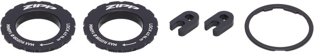 Zipp Juego de ruedas 353 NSW Carbon Tubeless Disc Center Lock - black/28" set (RD 12x100 + RT 12x142) Shimano