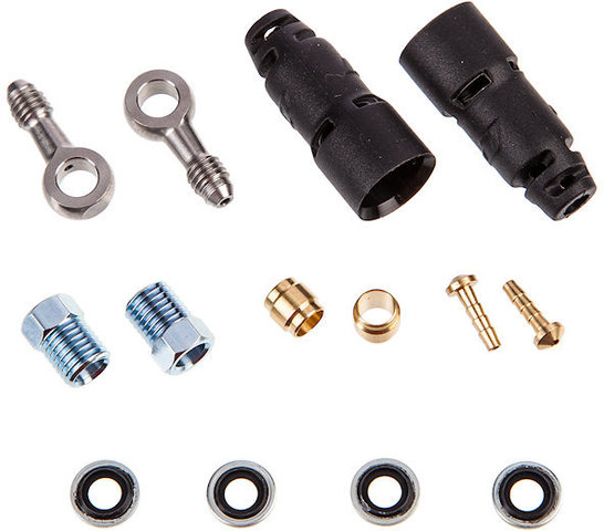 Jagwire Mountain Pro Quick-Fit Adapter Connection Kit for Brake Hoses - universal/The One / R1 / Mega