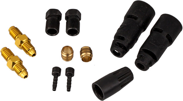 Jagwire Mountain Pro Quick-Fit Adapter Connection Kit for Brake Hoses - universal/Clara / Louise