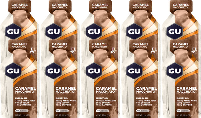 GU Energy Labs Energy Gel - 10 Pack - caramel macchiato/320 g