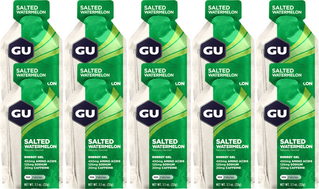GU Energy Labs Energy Gel - 10 Pack - salted watermelon/320 g