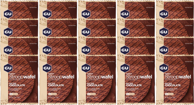 GU Energy Labs Energy Stroopwafel - 20 Pack - salted chocolate/600 g