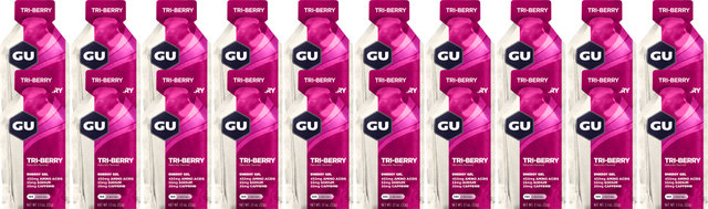 GU Energy Labs Energy Gel - 20 Pack - tri-berry/640 g