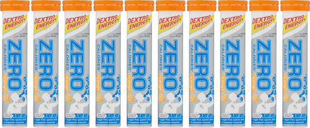 Dextro Energy Zero Calories Effervescent Tablets - 10 Pieces - orange/800 g