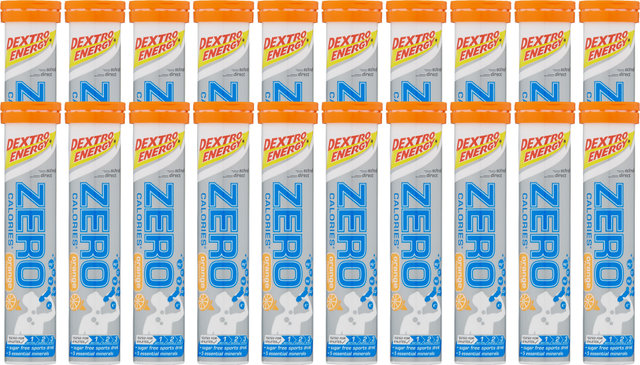 Dextro Energy Zero Calories Effervescent Tablets - 20 Pieces - orange/1600 g