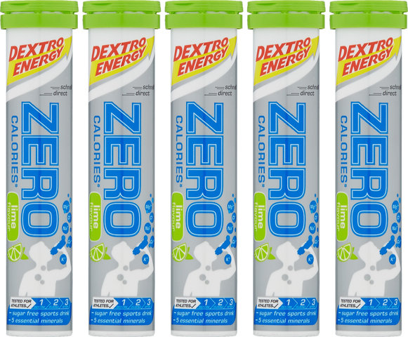 Dextro Energy Brausetabletten Zero Calories - 5 Stück - lime/400 g