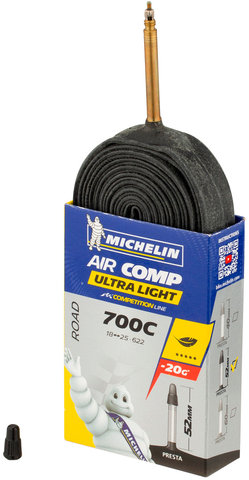 Michelin A1 Aircomp Ultra-Light Road inner tube for 28" tyres - universal/18/25-622 Presta 52 mm