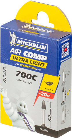 Michelin Schlauch A1 Aircomp Ultra-Light Road für 28" - universal/18/25-622 SV 52 mm