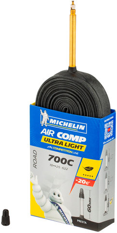 Michelin Cámara de aire A1 Aircomp Ultra-Light Road para 28" - universal/18/25-622 SV 60 mm