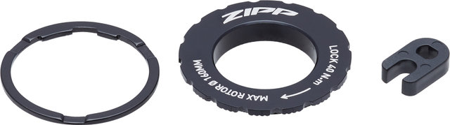Zipp 454 NSW Carbon Tubeless Center Lock Disc Wheel - Closeout - matte black-gloss black/28" rear 12x142 Shimano