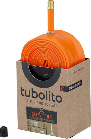 tubolito X-Tubo-City/Tour Schlauch 28" - orange/30-50 x 622 AV 40 mm