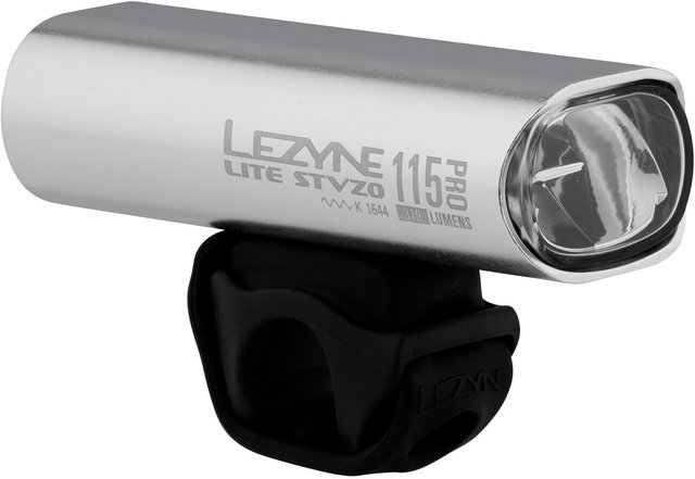 Lezyne Lite Drive Pro 115 LED Frontlicht mit StVZO-Zulassung - silber/115 Lux