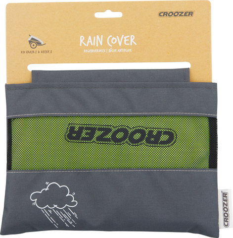 Croozer Rain Cover for Kid Two-Seaters - 2016 Models and up - lightning yellow/universal
