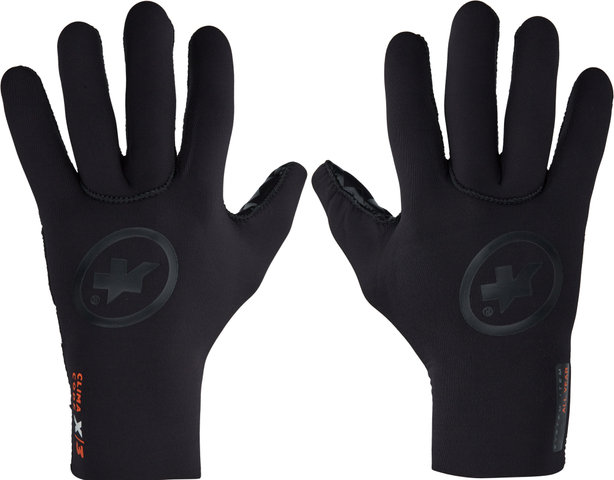 ASSOS Assosoires GT Rain Full Finger Gloves - black series/M