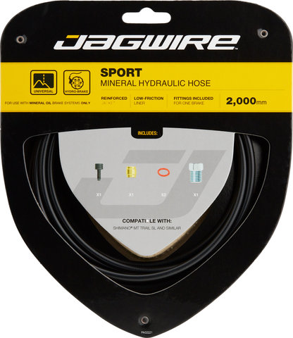 Jagwire Sport Hydraulic Brake Hose for Mineral Oil - black/MT