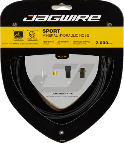 Jagwire Sport Hydraulic Brake Hose for Mineral Oil - black/R9120 / R8020