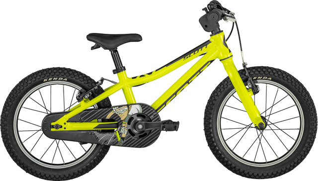 Scott Bicicleta para niños Scale 16" - radium yellow-black/universal