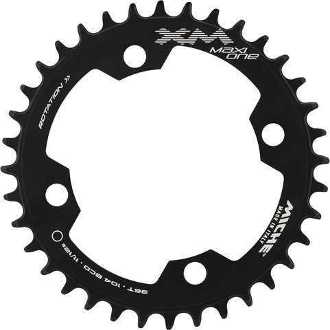Miche Chainring XM MAXI ONE - black/36 tooth