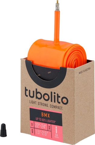 tubolito Tubo-BMX Inner Tube 22"/24" - orange/22-24 x 1,5-2,5 SV 42 mm