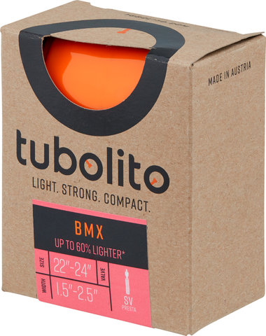 tubolito Tubo-BMX Inner Tube 22"/24" - orange/22-24 x 1,5-2,5 SV 42 mm