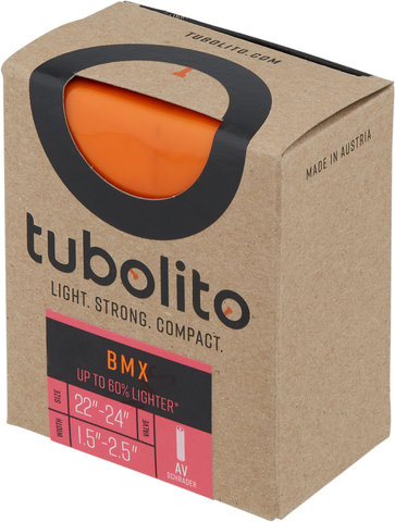 tubolito Tubo-BMX Inner Tube 22"/24" - orange/22-24 x 1,5-2,5 AV 40 mm
