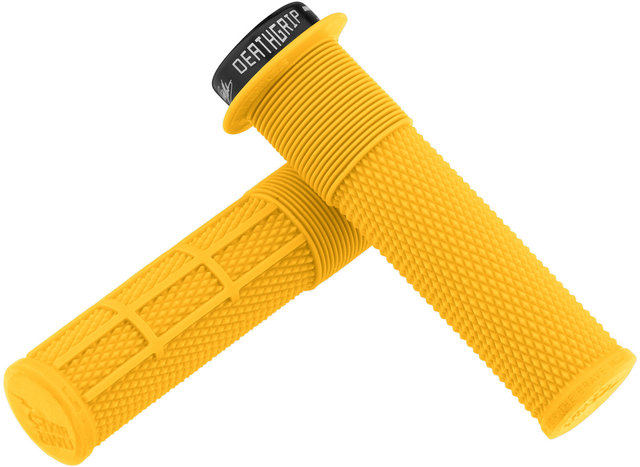 DMR Puños de manillar Brendog Death Grip Lock On - gul yellow/S