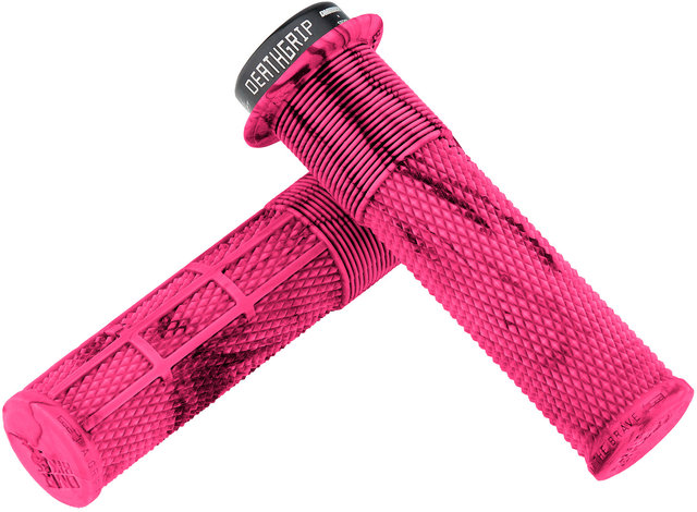 DMR Brendog Death Grip Lock On Handlebar Grips - marble pink/S