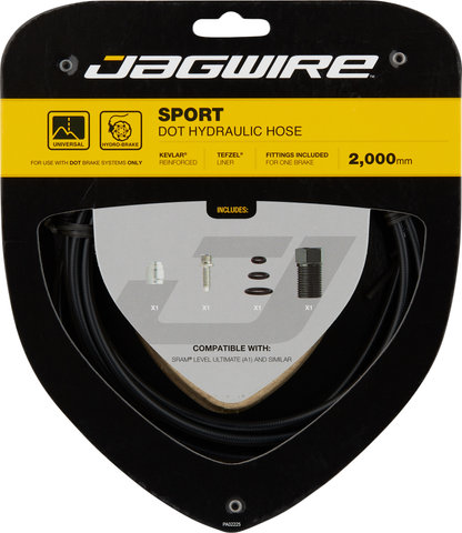 Jagwire Sport Hydraulic Brake Hose for DOT - black/Level Ultimate