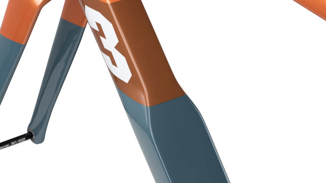 3T Kit de Cadre en Carbone Exploro RaceMax - orange-grey/M