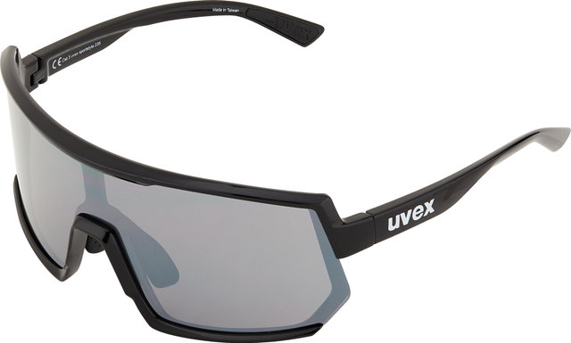 uvex Lunettes de Sport sportstyle 235 - black mat/mirror silver